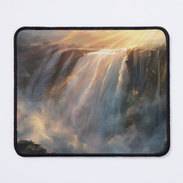 Item preview, Fantasy Landscape - Beautiful Waterfall Mountain Scenery designed and sold by Lumaria Designs.