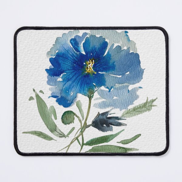 Item preview, Bright Blue Flower designed and sold by SueHayArt.