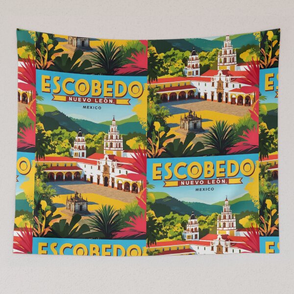 Item preview, Escobedo Nuevo Leon Mexico Vintage Travel Tourism  designed and sold by TravelersGems.