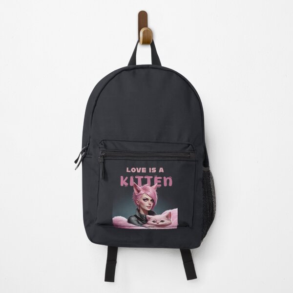 Item preview, love is a kitten, street cat design cat lovers gif designed and sold by La Loca.