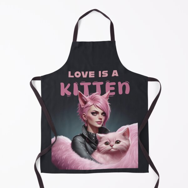 Item preview, love is a kitten, street cat design cat lovers gif designed and sold by La Loca.