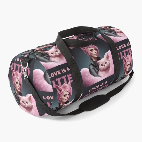 Item preview, love is a kitten, street cat design cat lovers gif designed and sold by La Loca.