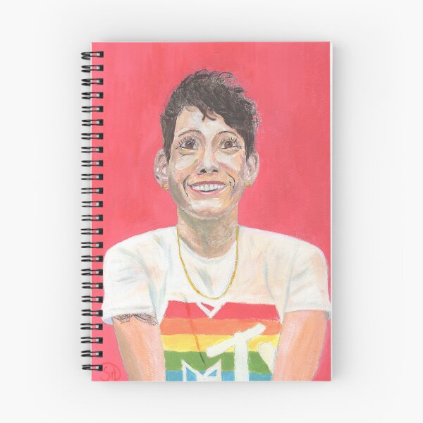 Item preview, Suzi Ruffell Portrait - Acrylic on paper designed and sold by sideaves.