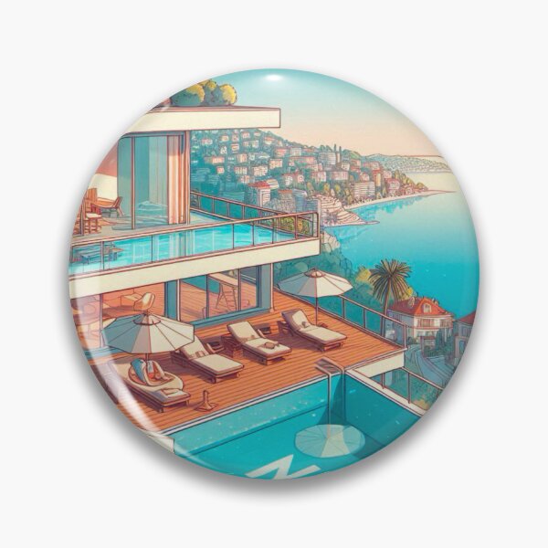 Item preview, Luxurious Nice Villa Overlooking the French Riviera’s Azure Coastline designed and sold by mathieugrabels.