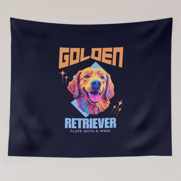 Item preview, Golden retriever : Fluff with a wag designed and sold by Peerless-Prime.