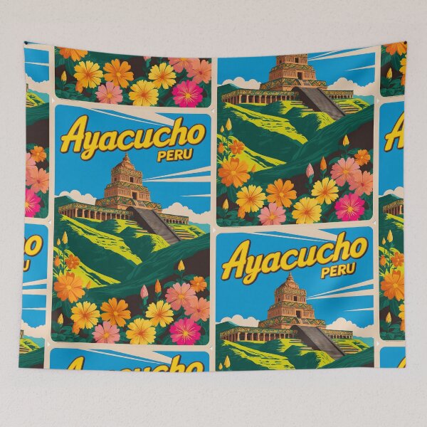 Item preview, Ayacucho Peru Vintage Travel Tourism designed and sold by TravelersGems.