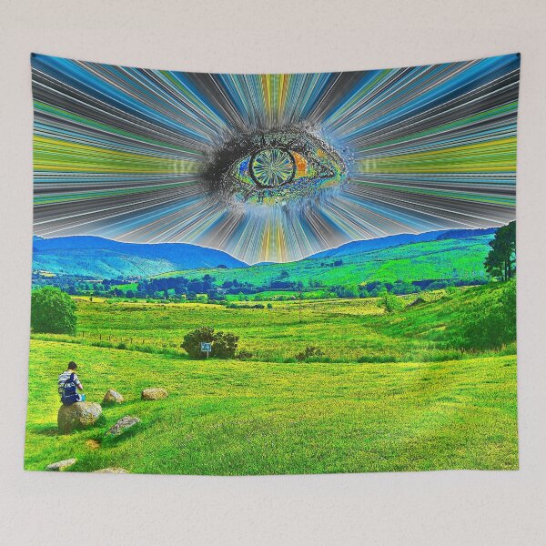 Item preview, PeacefulSkEyeBlue designed and sold by Klaus Bremner (Autotelic Art).