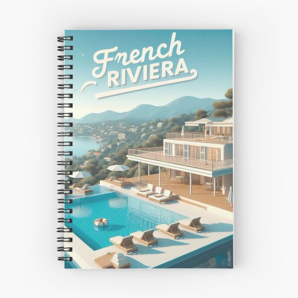 Item preview, Luxurious Infinity Pool Villa Overlooking the French Riviera’s Pristine Waters vintage landscape vintage style cote d'azur mansion villa infinity pool designed and sold by mathieugrabels.