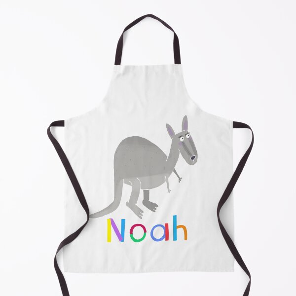 Item preview, Noah, Personalized Name Art with Funny Kangaroo by Carla Daly designed and sold by Carla Daly.