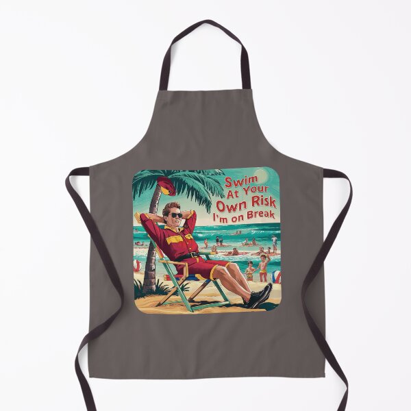 Item preview, Swim at Your Own Risk" Funny Swim Coach Lifeguard T-Shirt designed and sold by Witty Shirts.