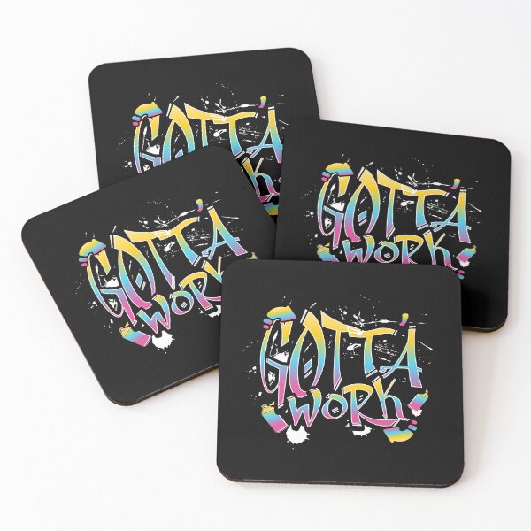 Item preview, ATEEZ atiny gotta work typography text Morcaworks kpop designed and sold by Morcawork.