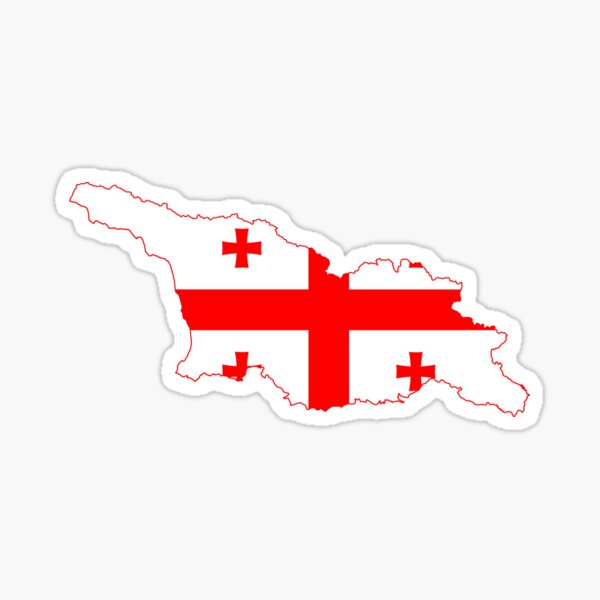 Item preview, Georgian flag 1 designed and sold by progmedia.