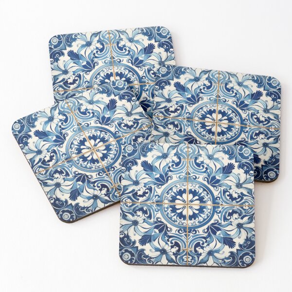 Item preview, Portuguese Azulejos (Blue Tiles) 2 designed and sold by AdrianaSFR.
