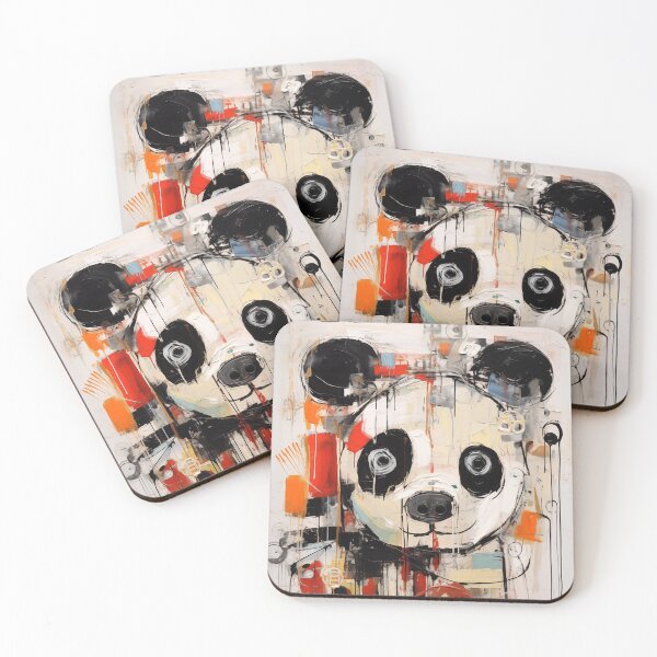 Item preview, Creative funny panda. Animal minimalist modern art designed and sold by GiriaGallery.
