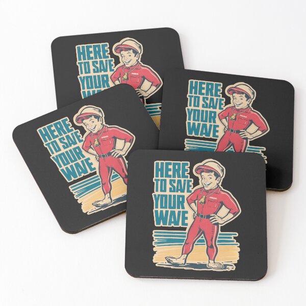 Item preview,  ''Here to Save Your Wave'' Funny Swim Couch Lifeguard T-Shirt designed and sold by Witty Shirts.