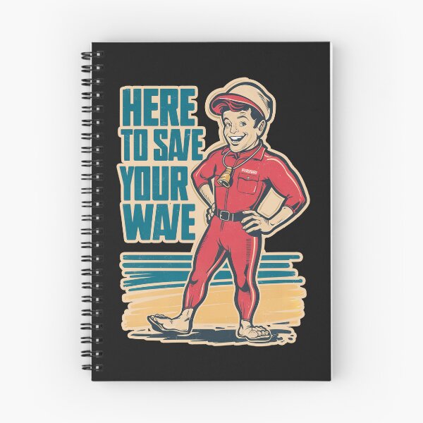 Item preview,  ''Here to Save Your Wave'' Funny Swim Couch Lifeguard T-Shirt designed and sold by Witty Shirts.