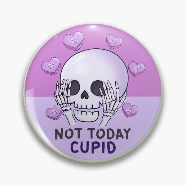 Item preview, Not Today Cupid skull designed and sold by franktact.