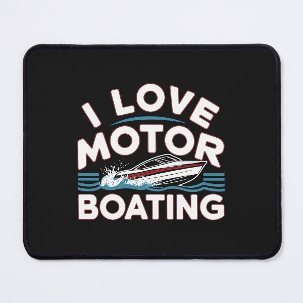 Item preview, I Love Motor Boating - Fun Speedboat Enthusiast Design designed and sold by Opheli-awould.