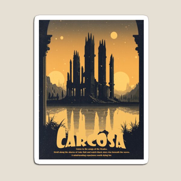 Item preview, Carcosa - Publicité de Voyage Vintage designed and sold by ArkhamTravel.