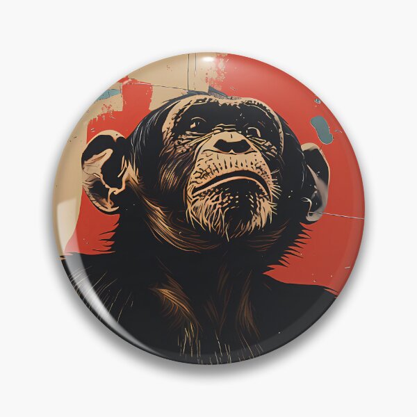Item preview, Three monkeys. Creative funny monkeys. Animal art designed and sold by GiriaGallery.