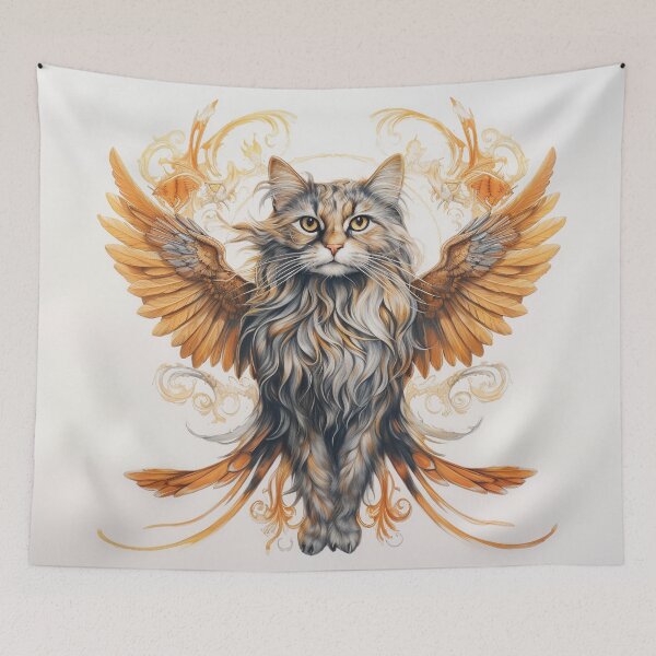 Item preview, Winged Cat designed and sold by Mohamedeinoo.
