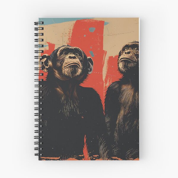 Item preview, Three monkeys. Creative funny monkeys. Animal art designed and sold by GiriaGallery.