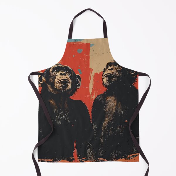 Item preview, Three monkeys. Creative funny monkeys. Animal art designed and sold by GiriaGallery.