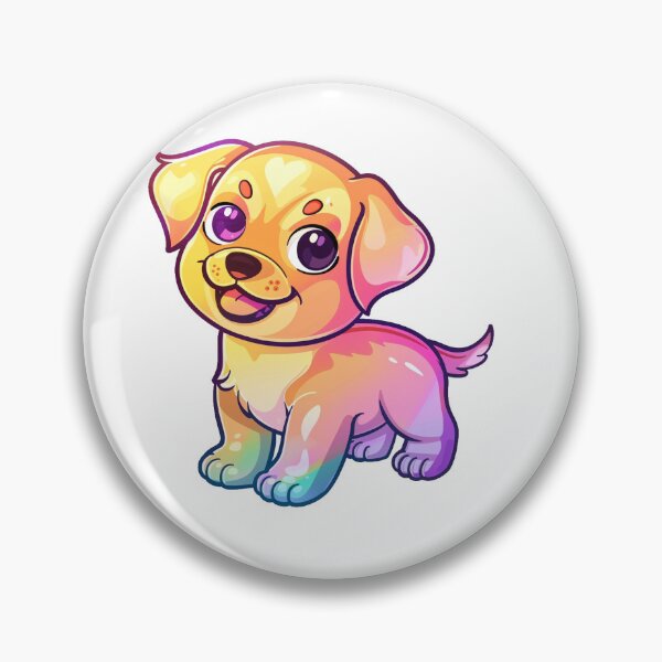 Item preview, Puppy colorful V3 designed and sold by Stickio.