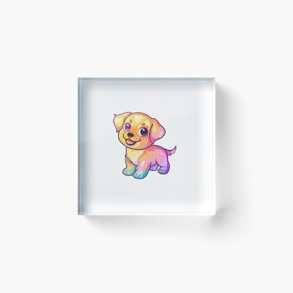 Item preview, Puppy colorful V3 designed and sold by Stickio.