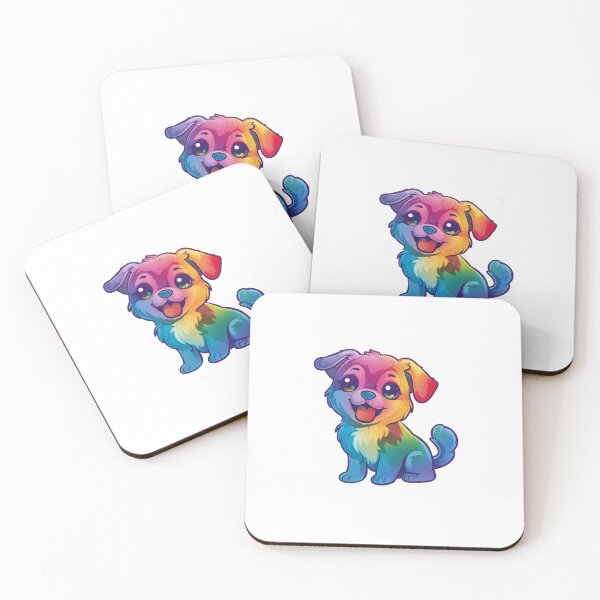 Item preview, Puppy colorful V4 designed and sold by Stickio.