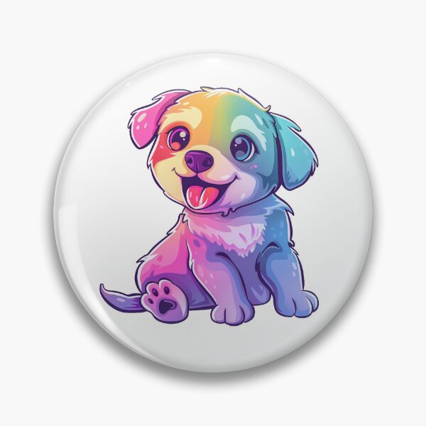 Item preview, Puppy colorful V5 designed and sold by Stickio.