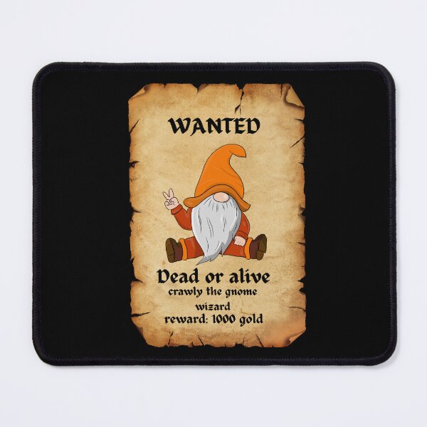 Item preview, wanted poster gnomes wizard tiktok pt2 designed and sold by cloudzer0000.