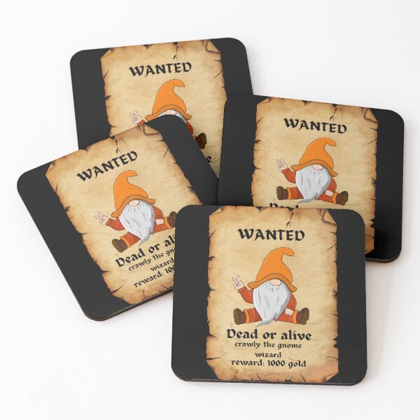 Item preview, wanted poster gnomes wizard tiktok pt2 designed and sold by cloudzer0000.