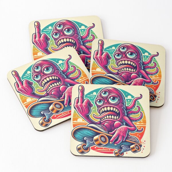Item preview, Bird-Flipping Skater Monster designed and sold by Willyboy16.