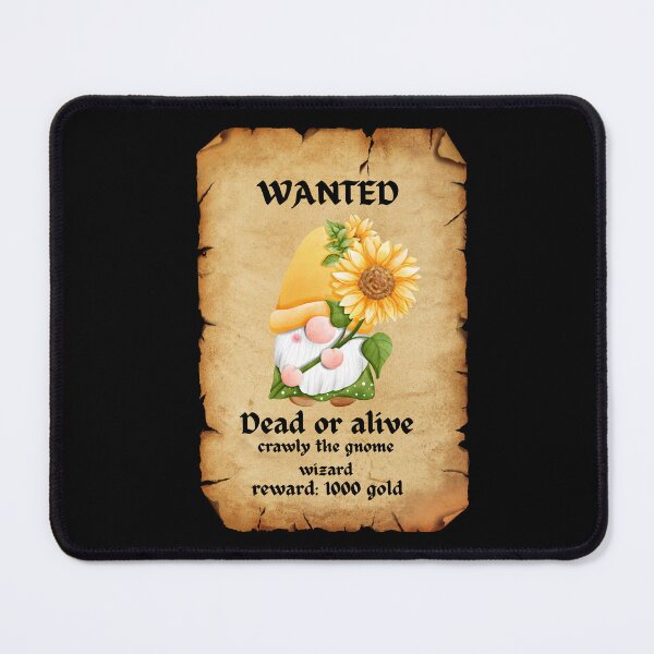Item preview, wanted poster gnomes wizard tiktok pt3 designed and sold by cloudzer0000.