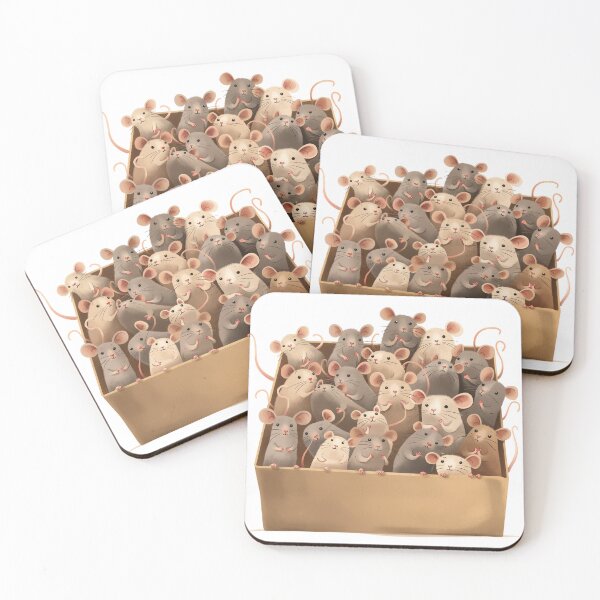 Item preview, A box of rats  designed and sold by SandraMimi.