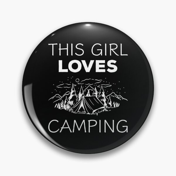 Item preview, This Girl Loves Camping I designed and sold by Lemon Pepper.