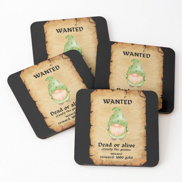 Item preview, wanted poster gnomes wizard tiktok pt4 designed and sold by cloudzer0000.