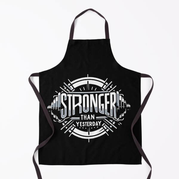 Item preview, Stronger Than Yesterday Weightlift Gym Quotes Gym Fitness designed and sold by Dressed For Duty.