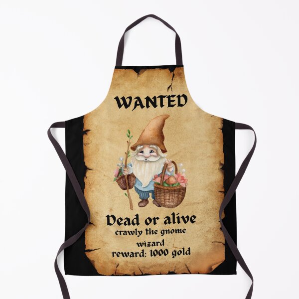 Item preview, wanted poster gnomes wizard tiktok pt5 designed and sold by cloudzer0000.