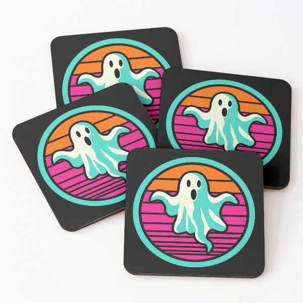 Item preview, Cute Retro 80's Ghost Halloween Retrowave Synthwave designed and sold by Designer-Girl.