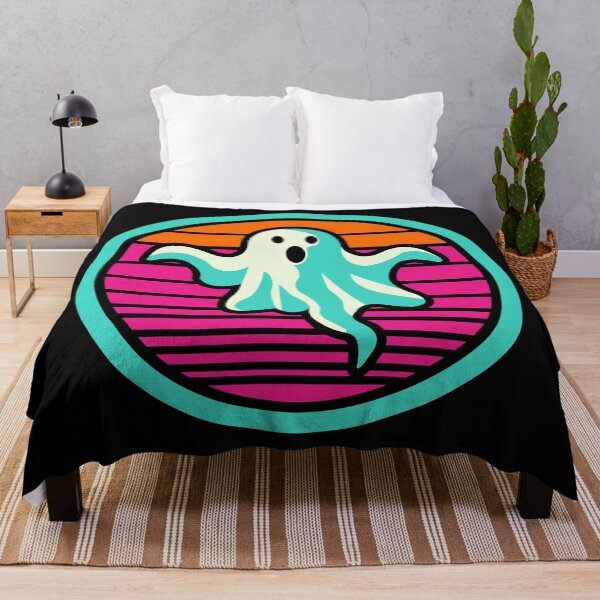 Item preview, Cute Retro 80's Ghost Halloween Retrowave Synthwave designed and sold by Designer-Girl.