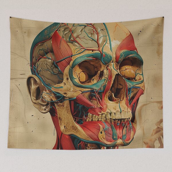 Item preview, Vintage Anatomy Art Medical Poster designed and sold by nomiraclehere.