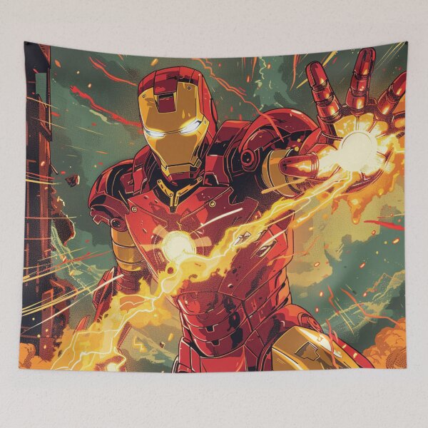 Item preview, Iron man illustration. designed and sold by HANGLEMAN.