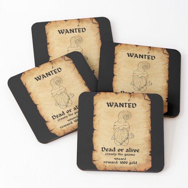 Item preview, wanted poster gnomes wizard tiktok pt7 designed and sold by cloudzer0000.