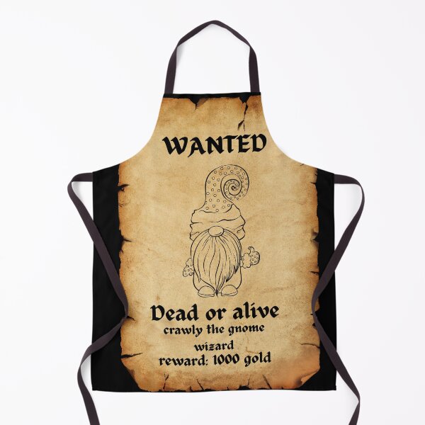 Item preview, wanted poster gnomes wizard tiktok pt7 designed and sold by cloudzer0000.