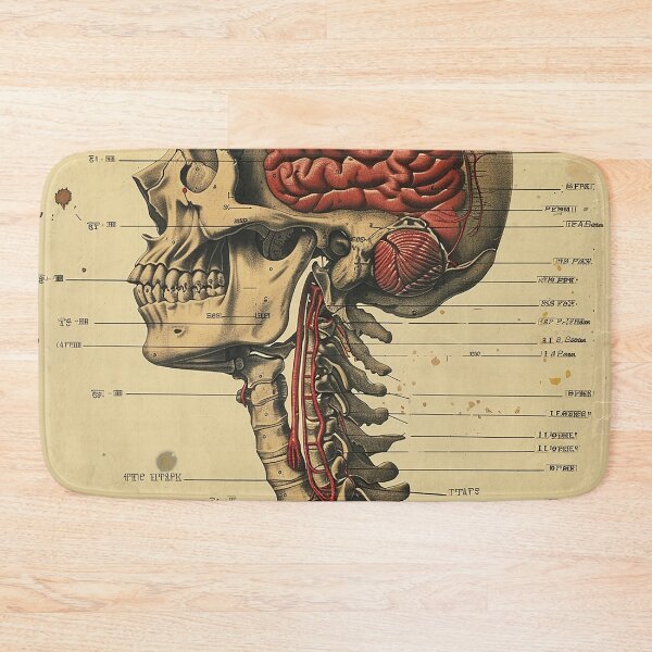 Item preview, Vintage Anatomy Art Medical Poster designed and sold by nomiraclehere.