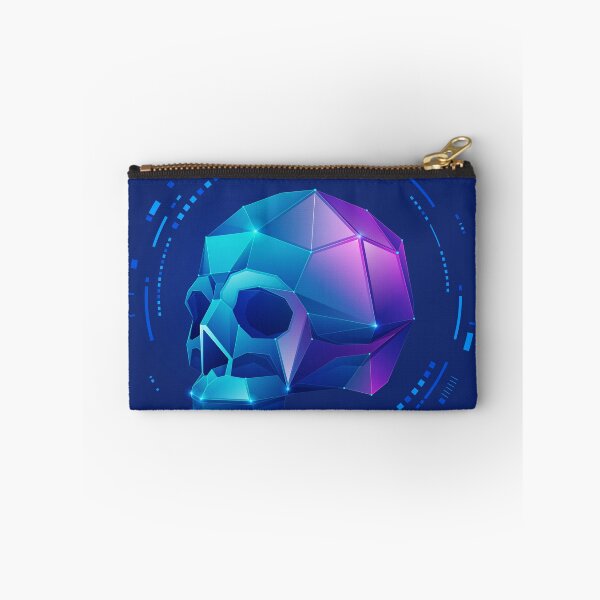 Item preview, cyber crime low poly skull futuristic programming interface designed and sold by NiamLab.