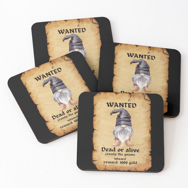 Item preview, wanted poster gnomes wizard tiktok pt8 designed and sold by cloudzer0000.