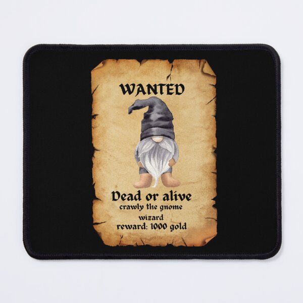 Item preview, wanted poster gnomes wizard tiktok pt8 designed and sold by cloudzer0000.